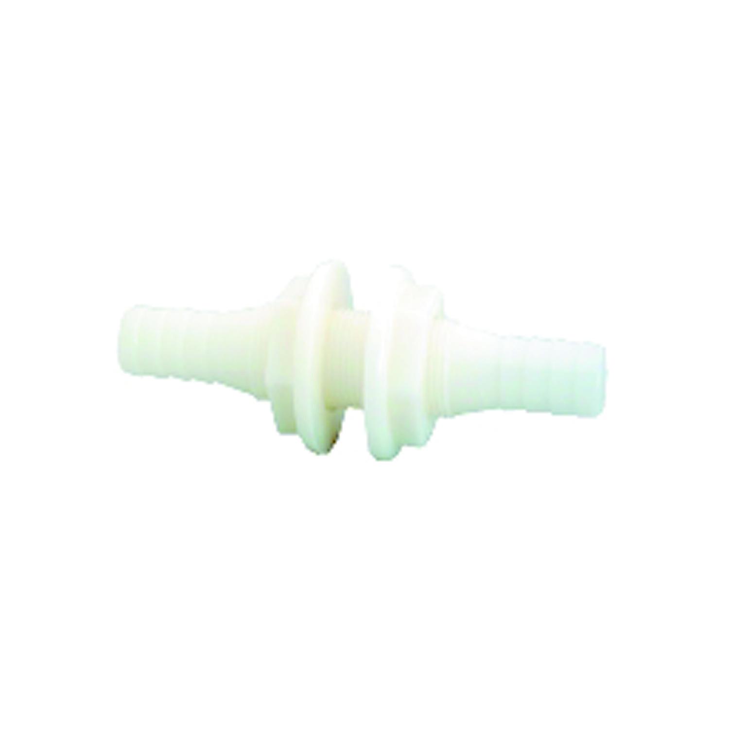 Attwood Polypropylene Double Ended Thru-Hull Connection For 3/4" Hose