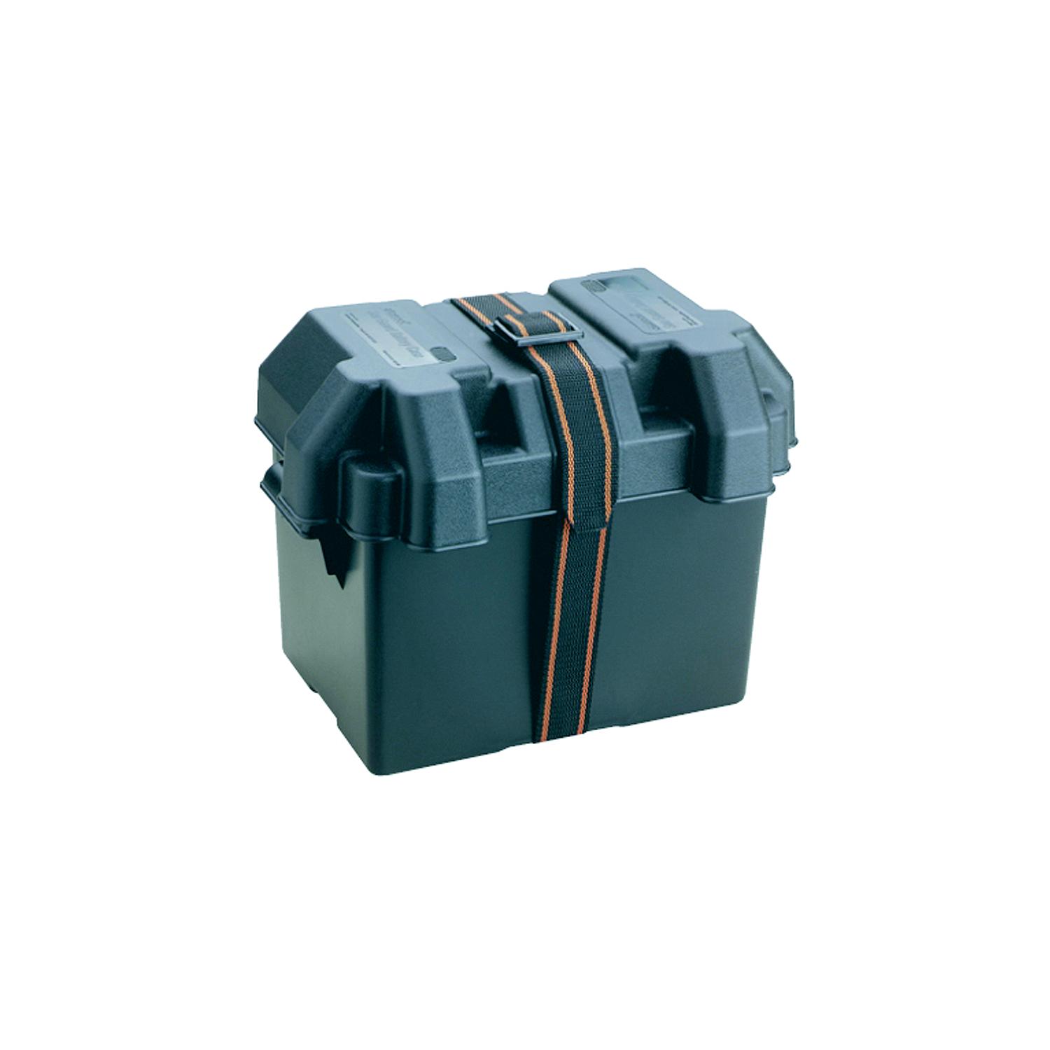 Attwood Standard Non-Vented Battery Box For Group 24/24M, Black