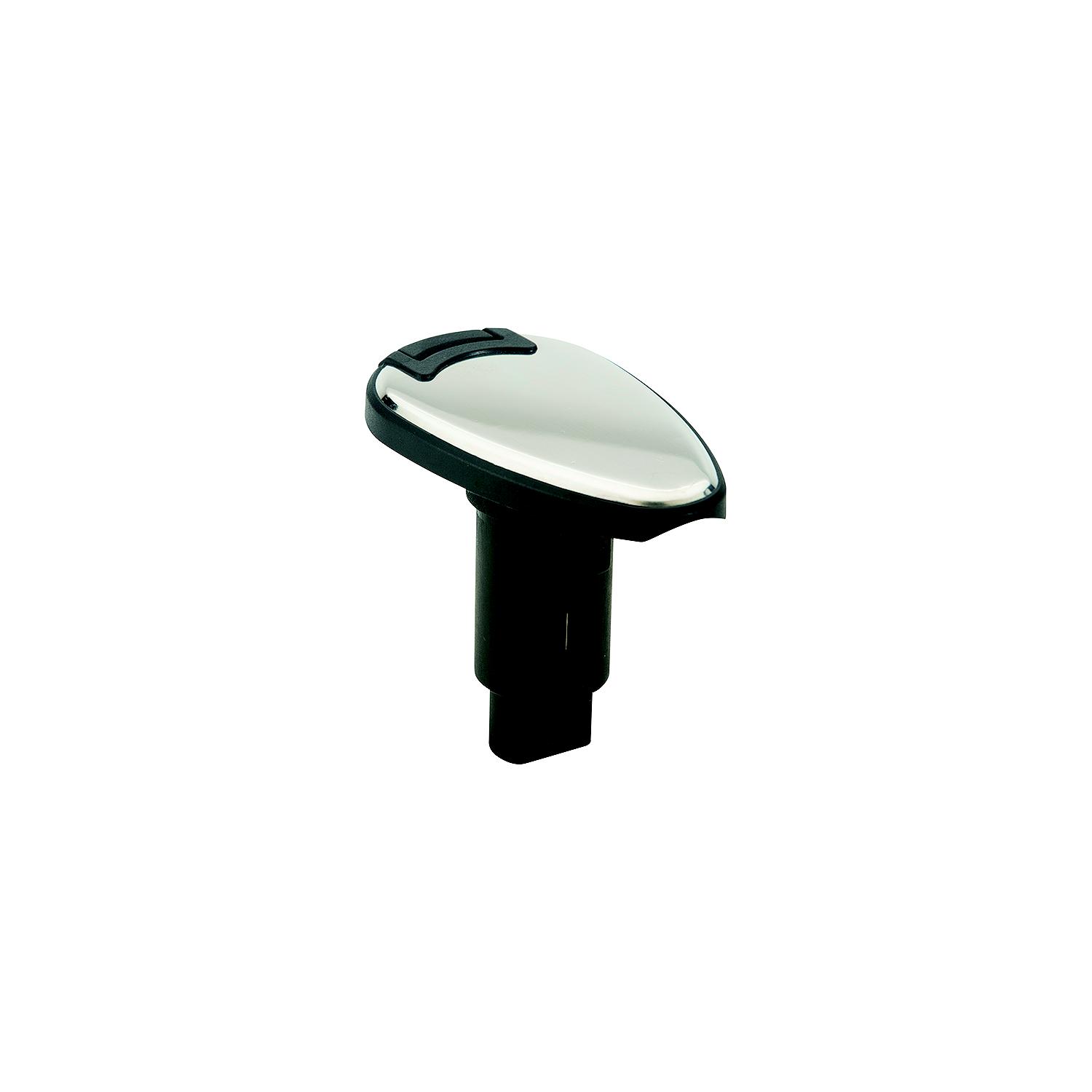 Attwood LightArmor Plug-In Base - Teardrop Series, 3-Pin, 316 S.S.