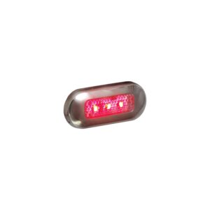 T-H Marine LED Oblong Courtesy Light With Stainless Steel Bezel