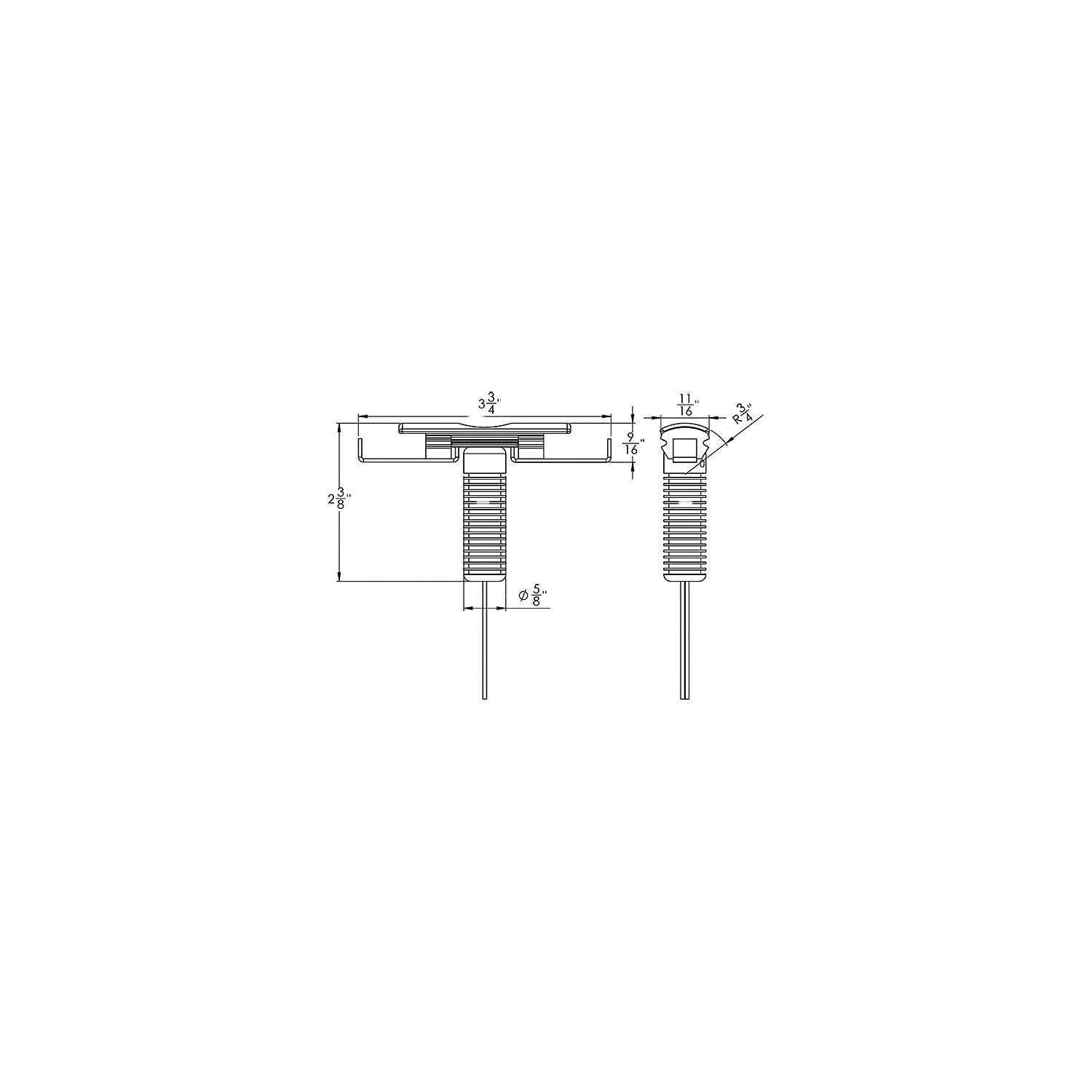 Taco F389960 2-9/16" Suproflex Mounted LED Navigation Light Set