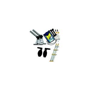 Taco GS170SILGDKIT Grand Slam 170 Outrigger Kit, Silver/Gold