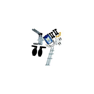 Taco GS280SILSILKIT Grand Slam 280 15' Outrigger Kit, Silver/Silver