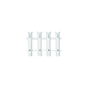 Polyethylene 4-Rod Rack, White