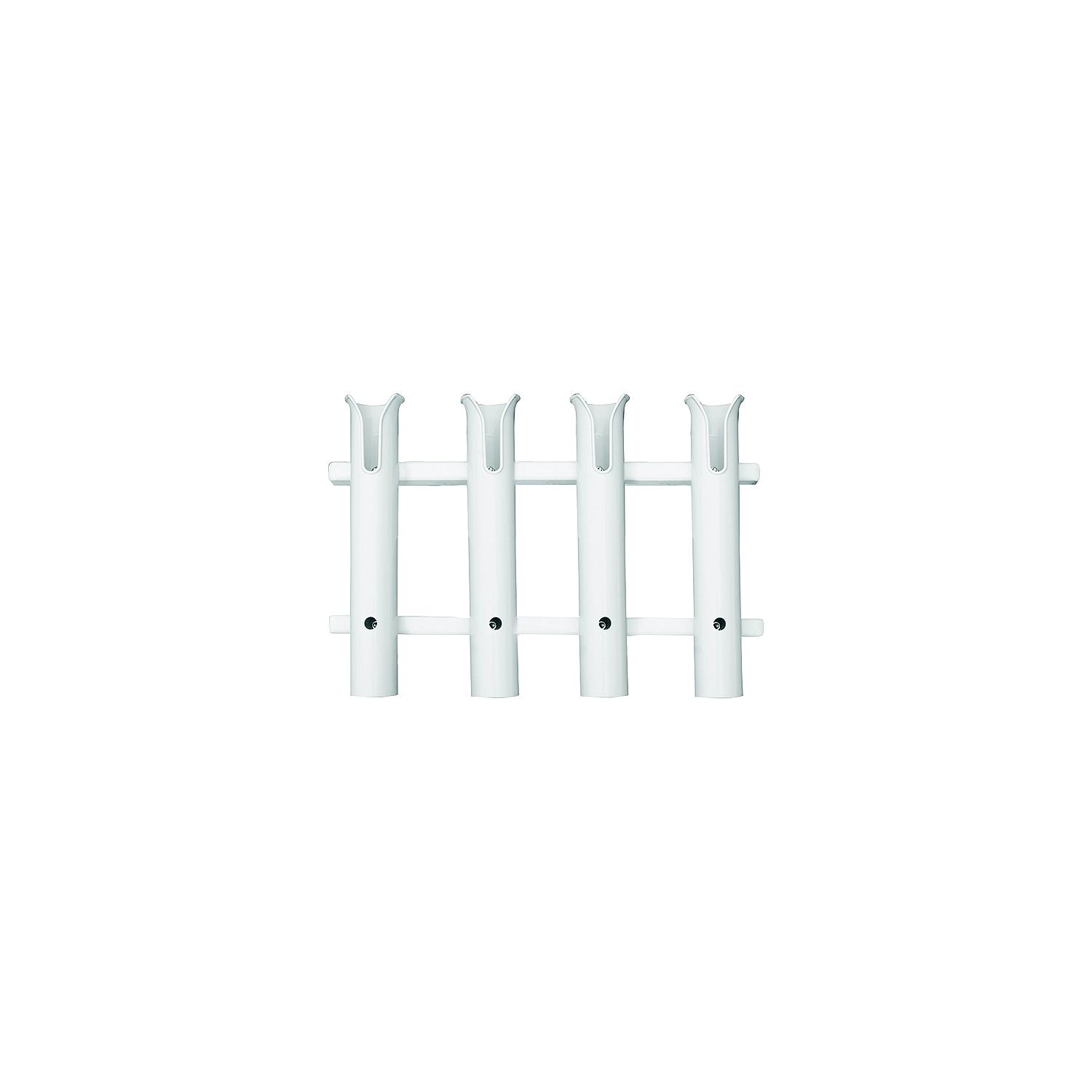 Polyethylene 4-Rod Rack, White