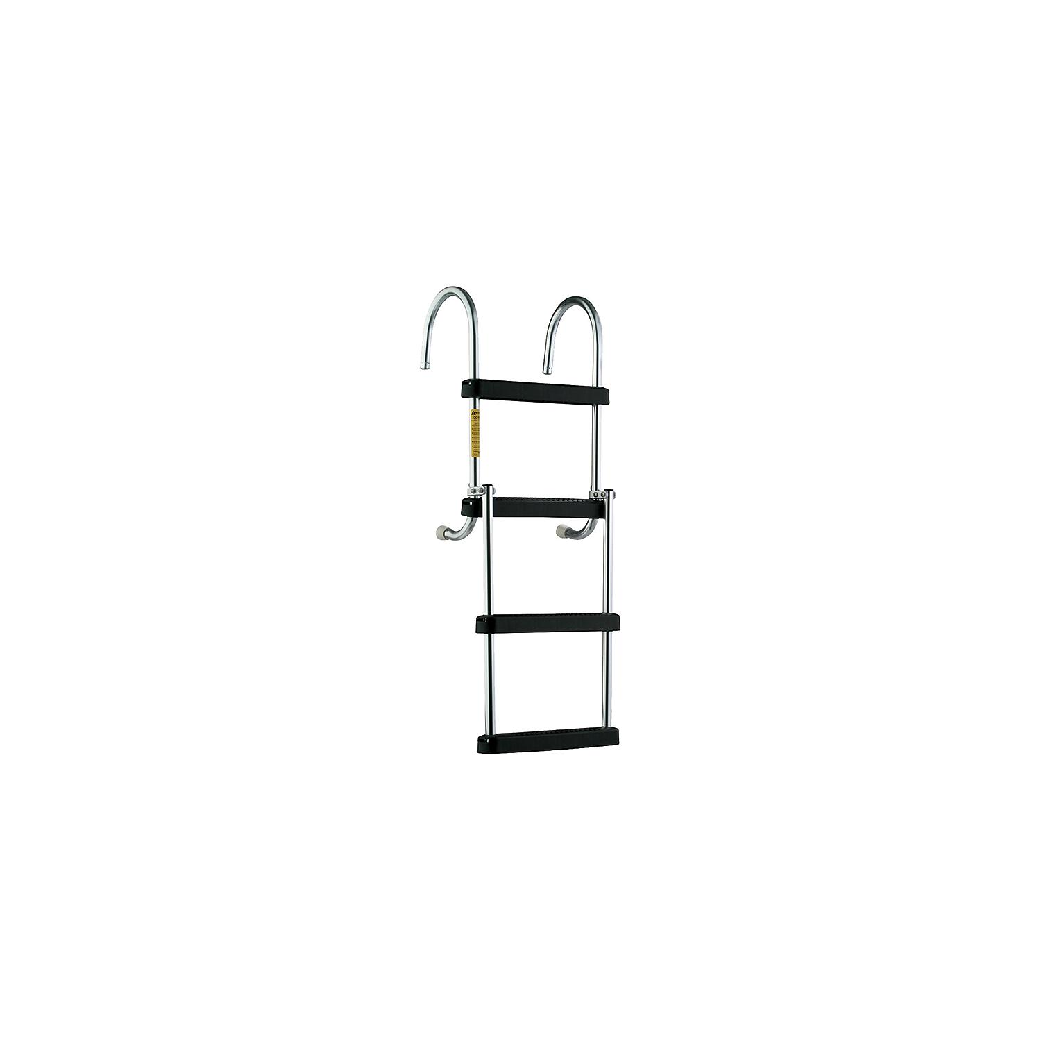 Garelick EEz-In Removable 4 Step Folding Pontoon Boarding Ladder - Image 2