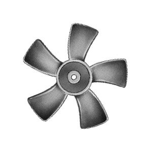 Ventline BVA016300 6" Polypropylene Fan Blade