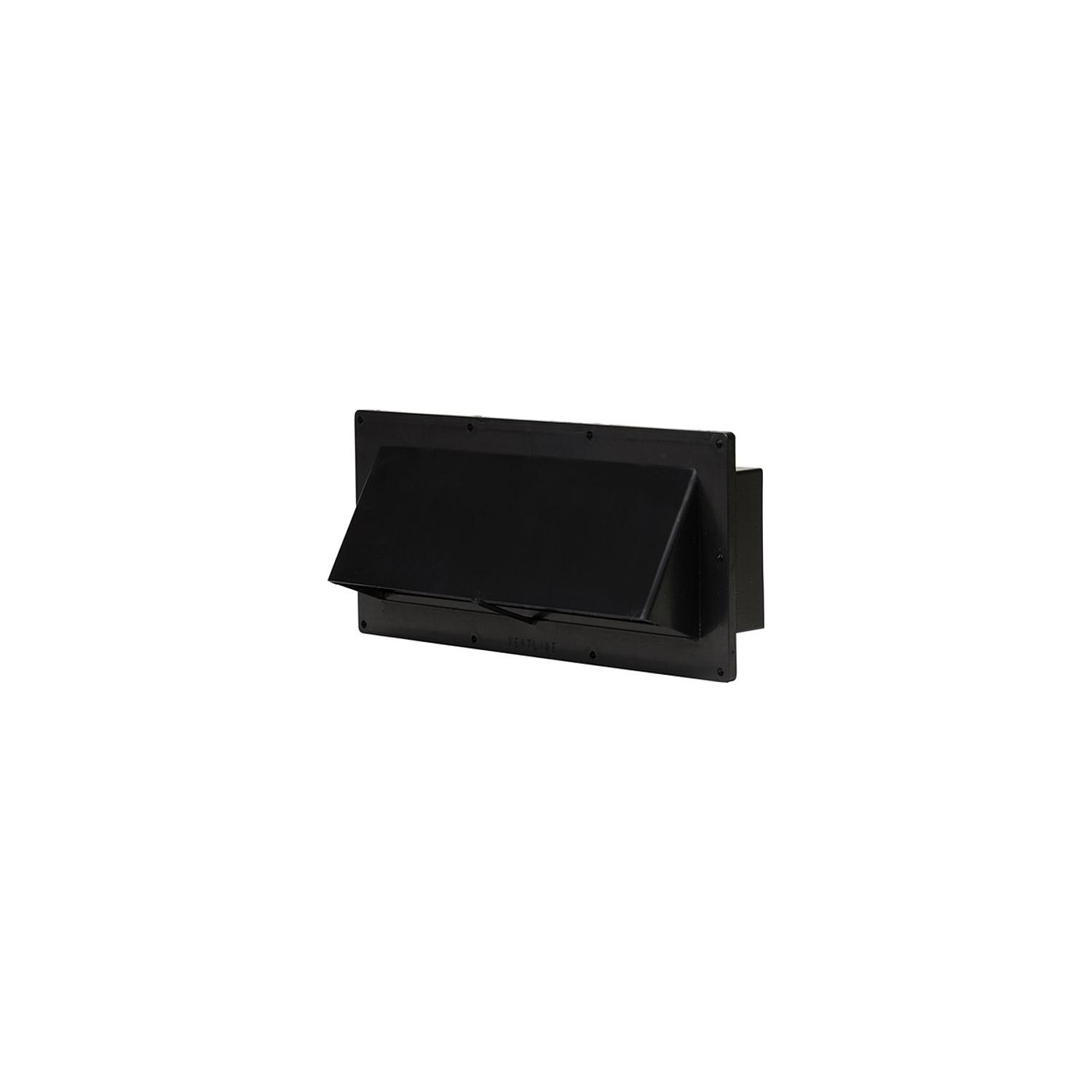 Dexter BV21115524 Exterior Wall Vent w/ 1-3/4" Collar Length, Black