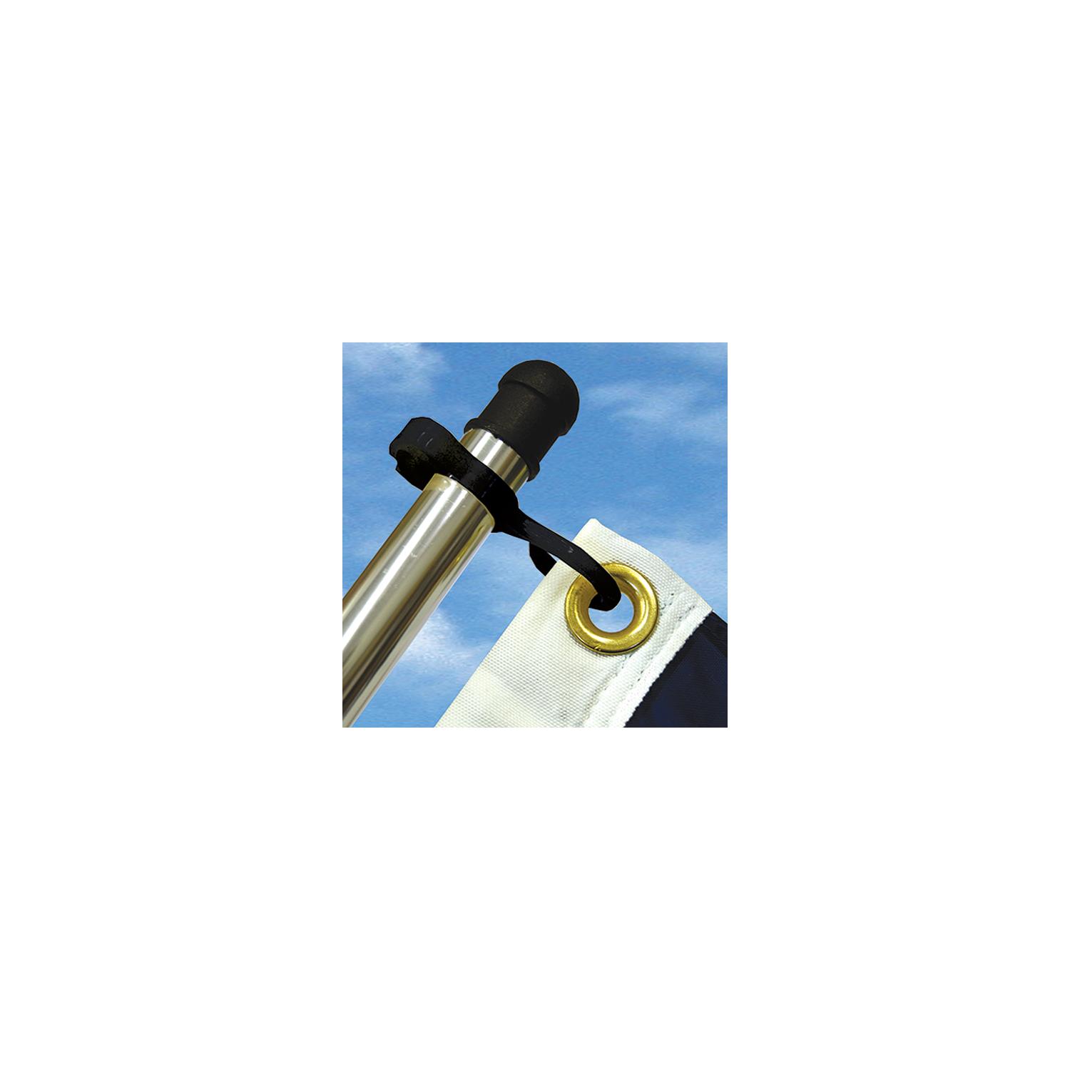 Taylor Charlevoix Burgee and Antenna Clips 1/2"