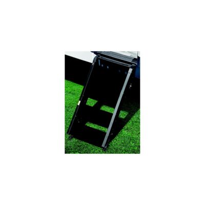 Prest-O-Fit 20536 Trailhead RV 4-Step, 23.5" Step Rug For MORryde Stepabove, Obsidian Black