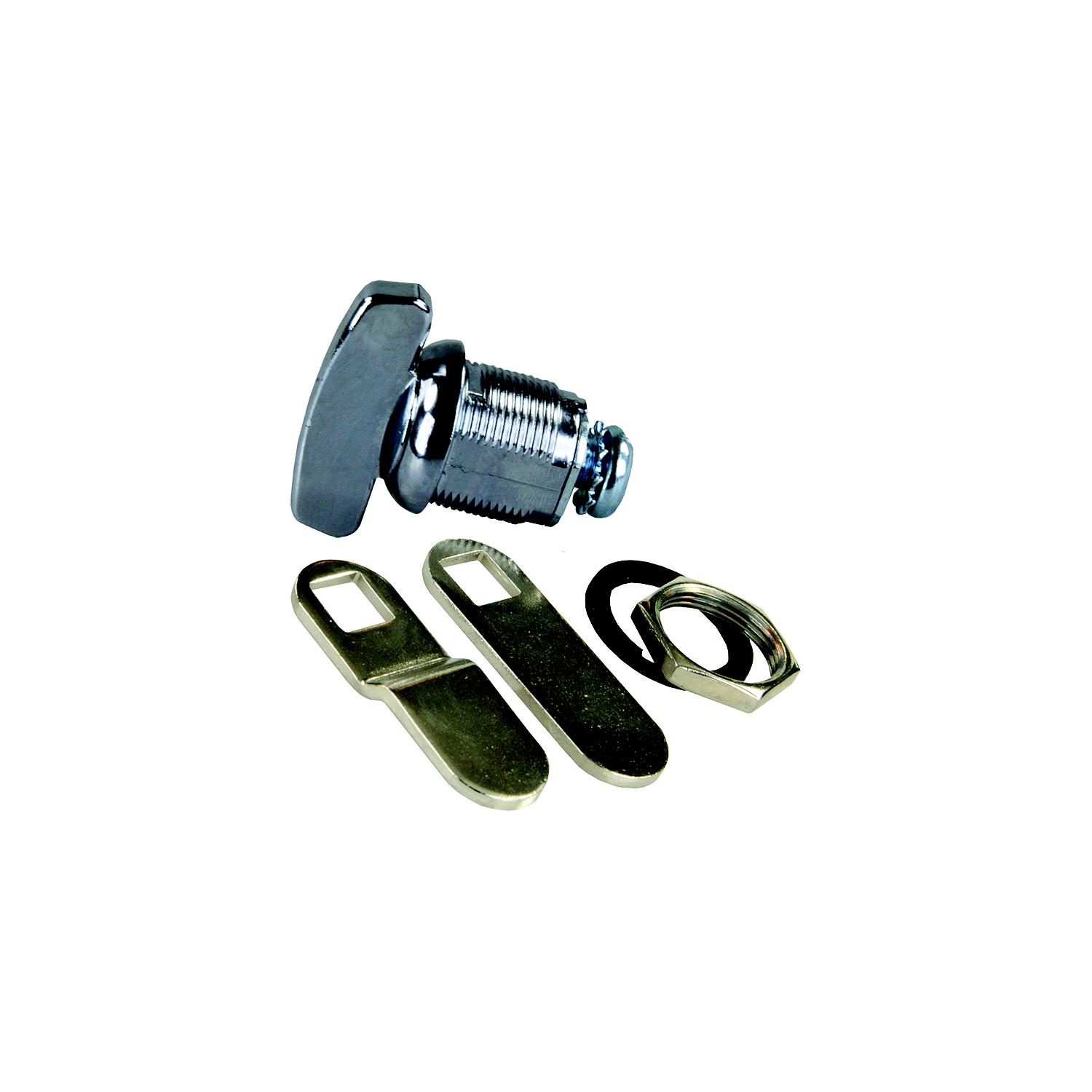 JR Products 5/8" Compartment Door Thumb Lock - Image 2