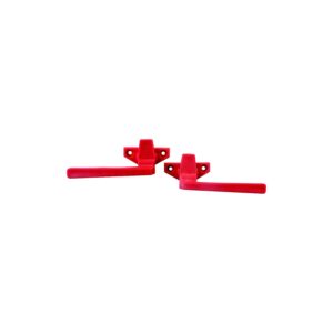 JR Products 81925 Red Emergency RV Window Latch Set