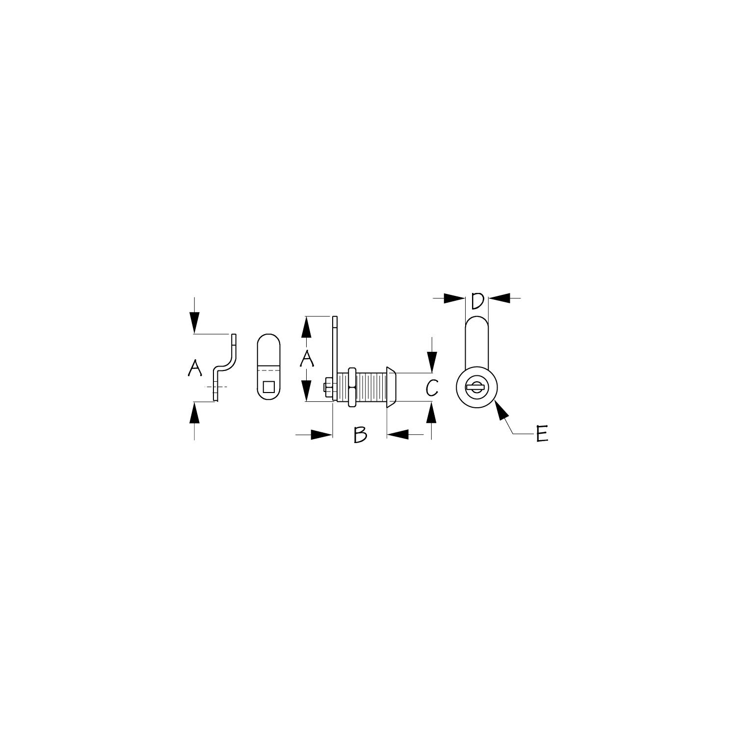 Stainless Cam Lock - Image 2