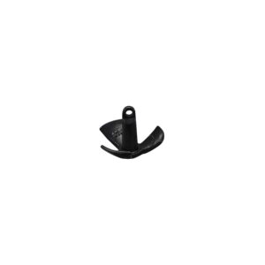 SeaDog 314272 Cast Iron River Anchor, Black Vinyl Coated, 13 lbs.