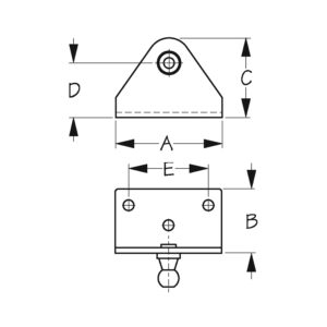 Sea-Dog 3215861 Gas Lift Ball Stud-10mm