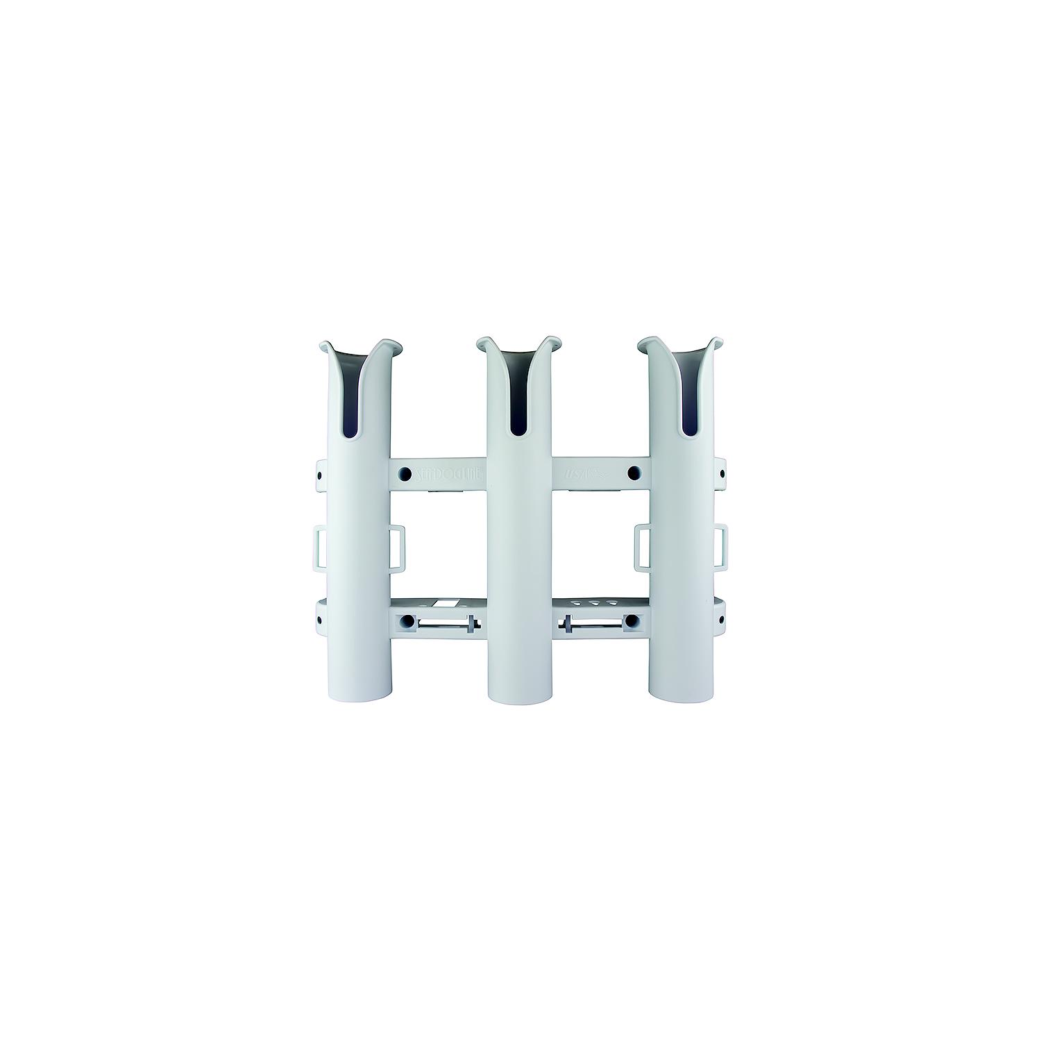 SeaDog 3250321 Triple Threat Three Pole Rod Holder, White - Image 2
