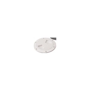 Seadog 3361501 Smooth Finish Quarter-Turn Deck Plate, White
