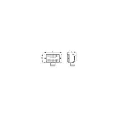 SeaDog 405510 Fiberglass Nylon & Stainless 55 Watt 4.58 Amp 12V Docking Light - Image 2