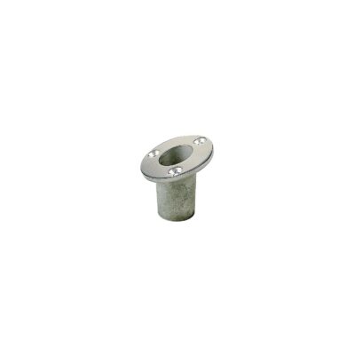 SeaDog 491713 Flush Mount 25 Degree Flag Pole Socket | #12 Fastener | Investment Cast 316 Stainless