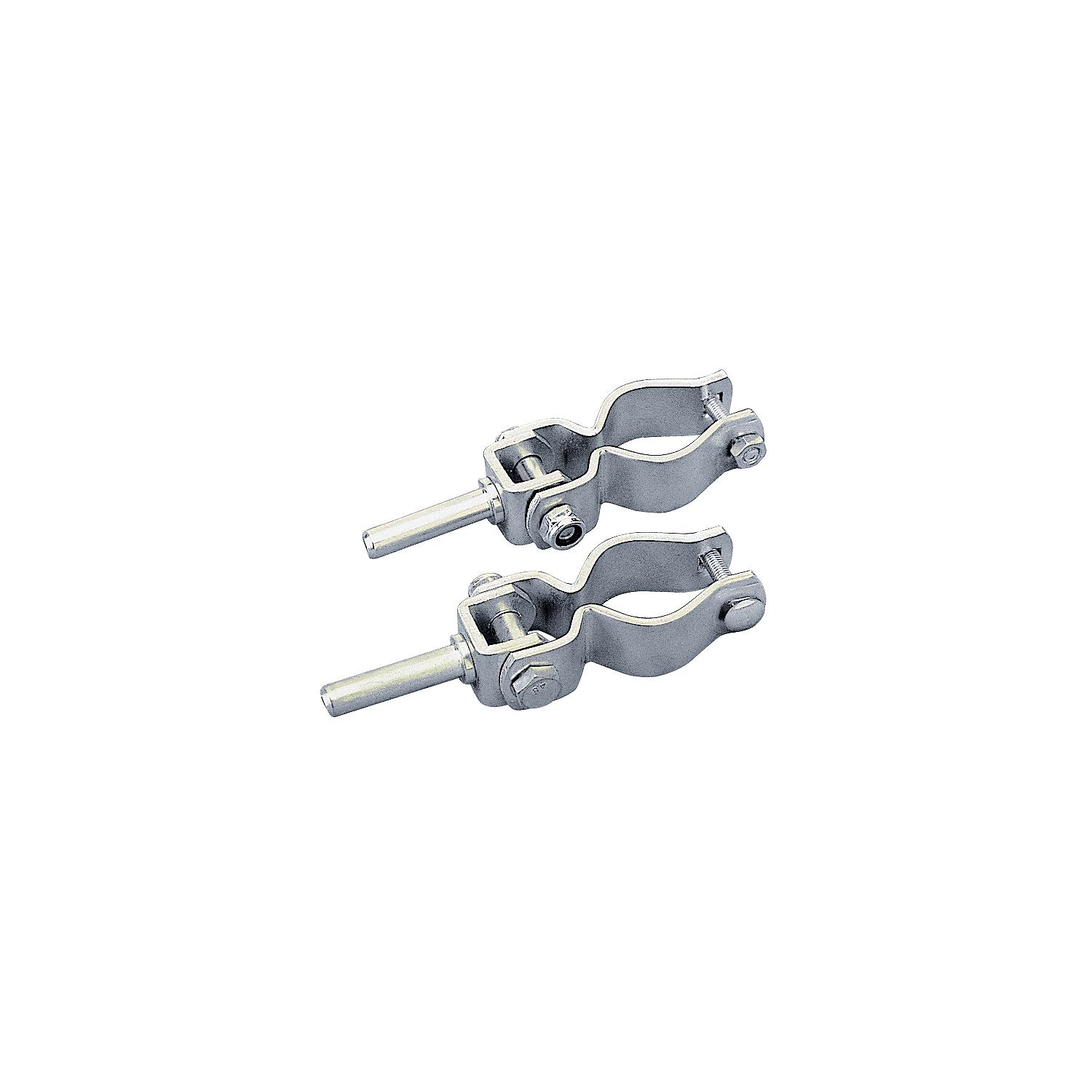 Heavy Duty Zinc Plated Steel Clamp-On Oar Lock, Pair, 1/2" Shaft