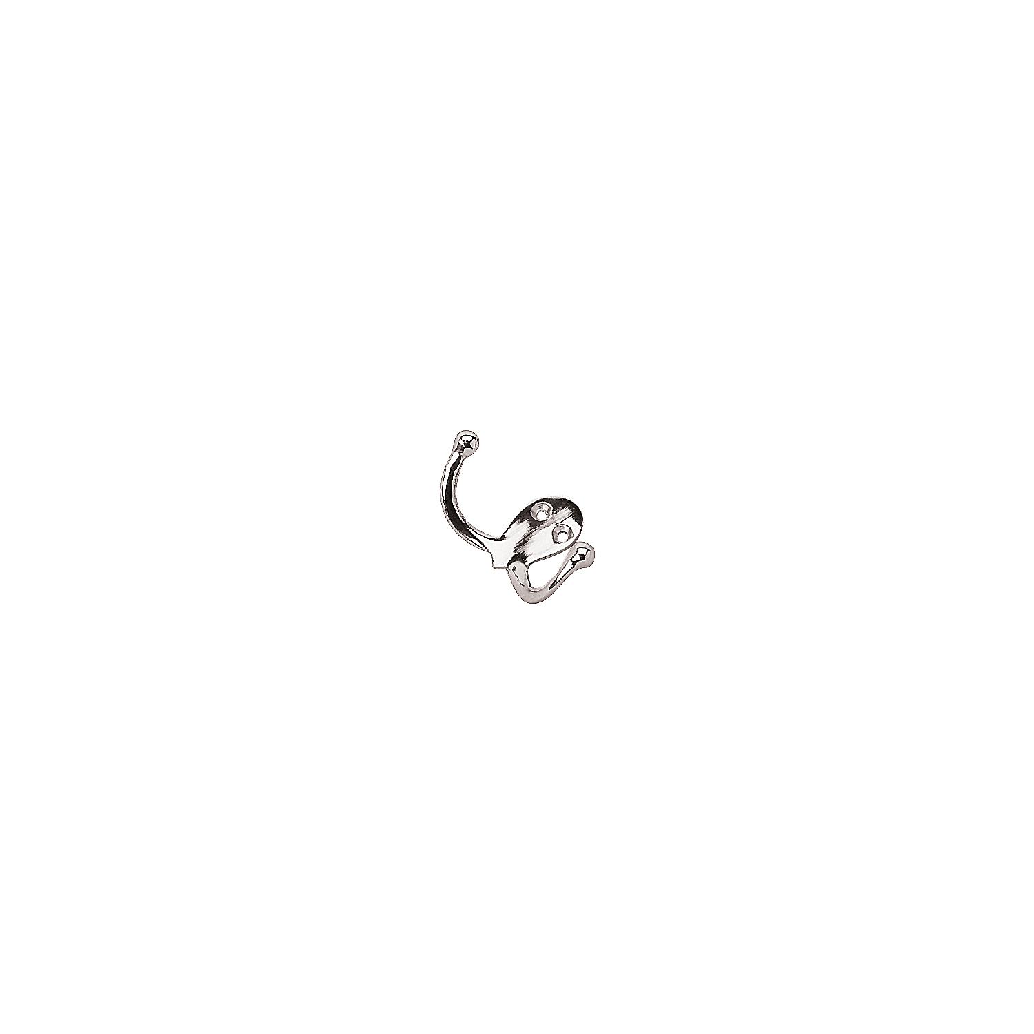 Sea-Dog 6715101 Double Coat Hook - Chrome/Brass