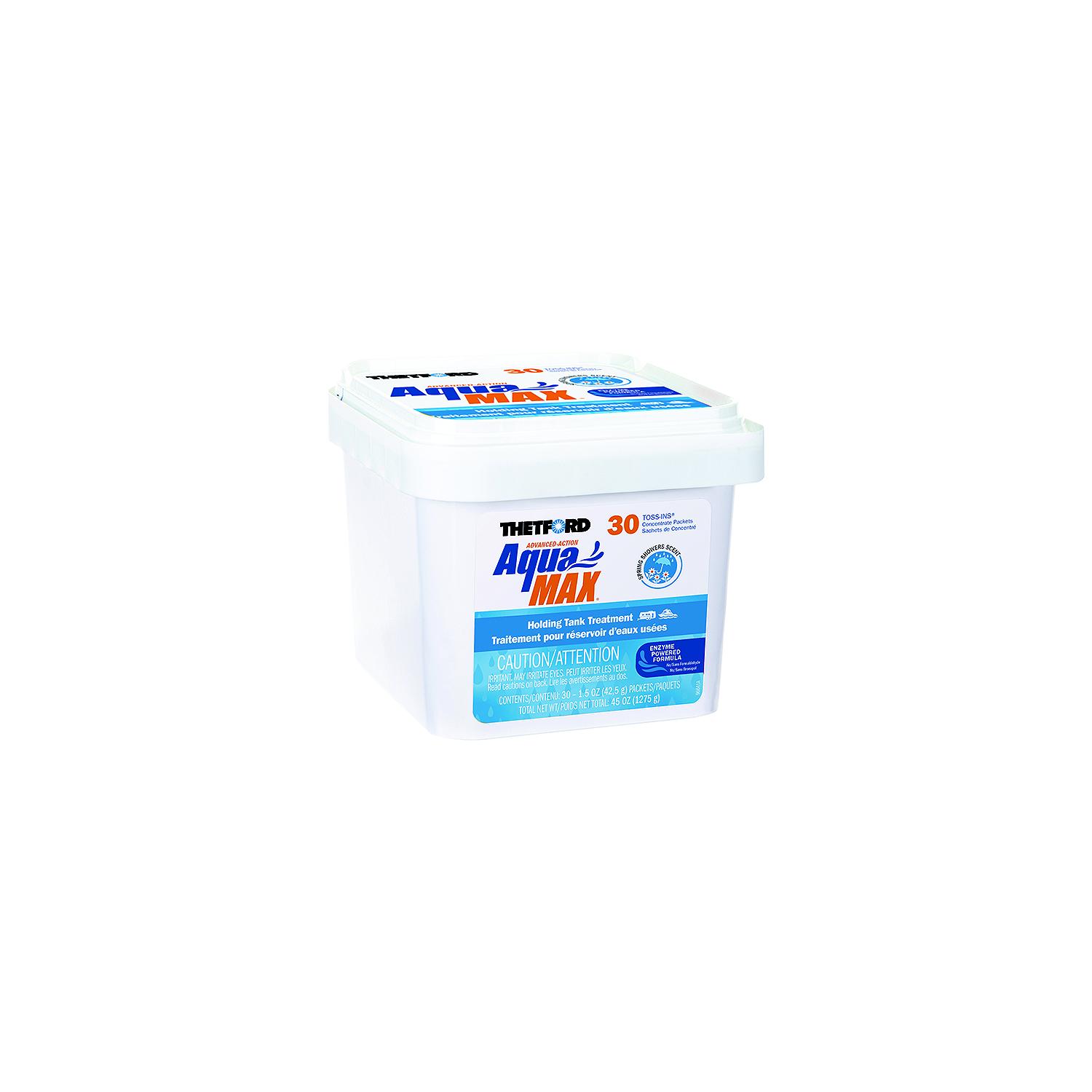 Thetford 96632 Aquamax Holding Tank Treatment, 30-Pack Toss-Ins, Spring Showers Sent - Image 2