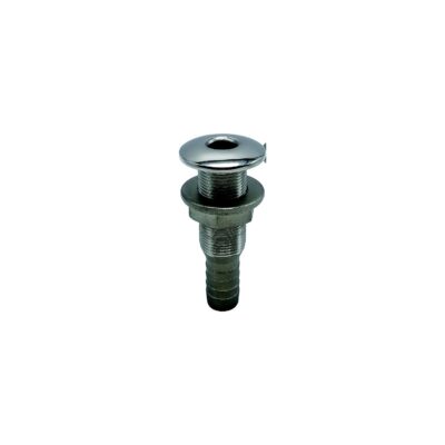 S/S Thru-Hull 1-1/8" w/Hose End
