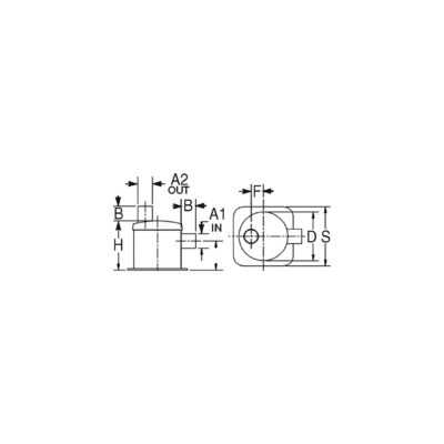 Centek 1500025 Vernalift Side In/Top Out Muffler