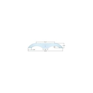 Icon 01776 Fender Skirts  Tandem FS17710, Black