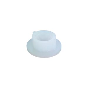 Icon 12475 Fresh Water Tank Raised Threaded Spin Weld Fitting, 3/8" White