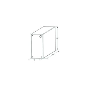 Icon Fresh Water Replacement Tank, 25 Gal.