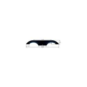 Icon 14011 Fender Skirts  Tandem Jayco FS4011, Black