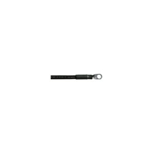 Cobra Wire A2002T0760IN Tinned Copper Battery Cable, 2 AWG, 60", Black
