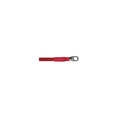 Cobra Wire A2002T0148IN Tinned Copper Battery Cable, 2 AWG, 48", Red