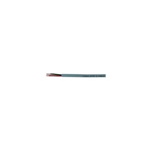 Cobra Wire B7G16B21100FT Bare Copper Duplex Wire, 16/2, 100', Gray