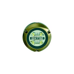 Lumitec Zambezi Quattro Surface Mount Underwater Light, Dual White/Blue