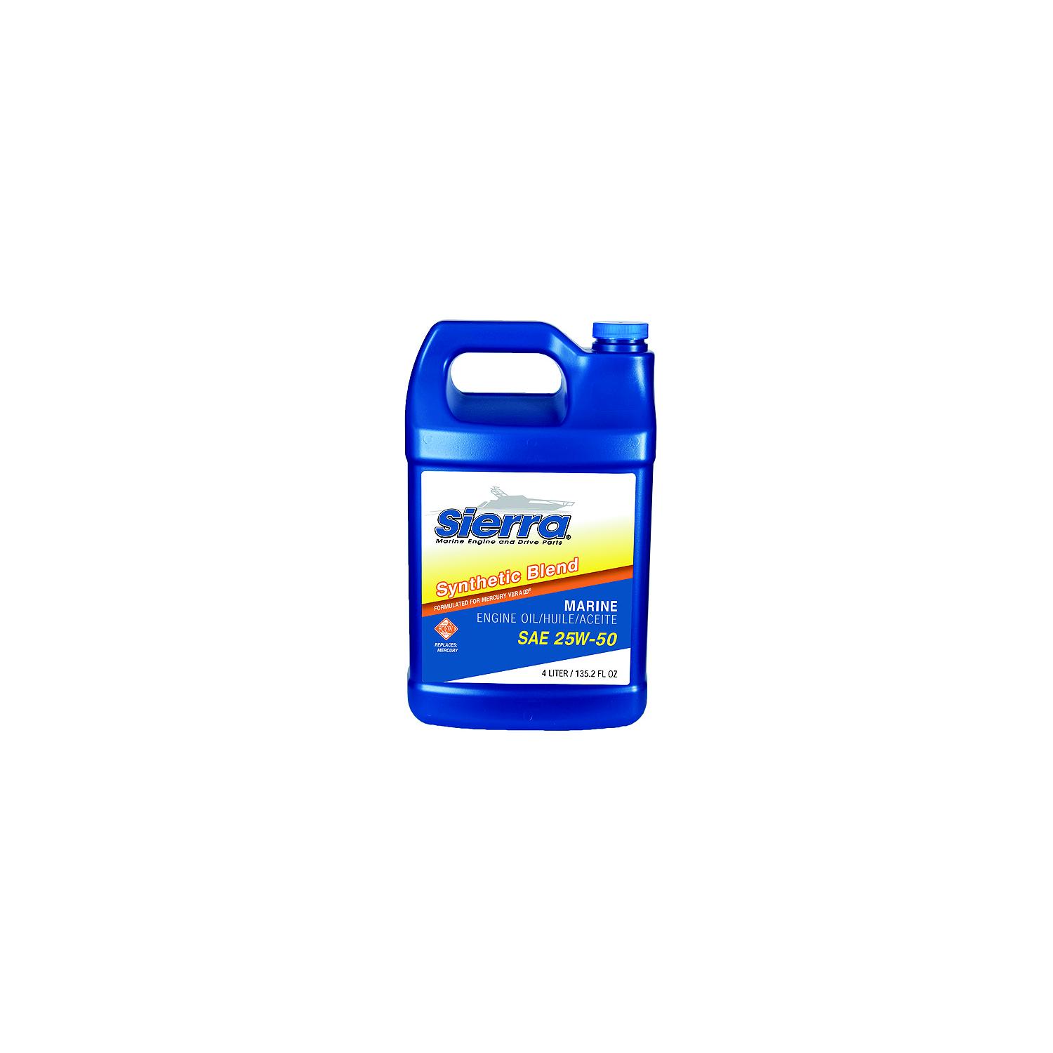 25W50 FCW 4-Cycle Outboard Synthetic Blend Oil, 4L - Image 2