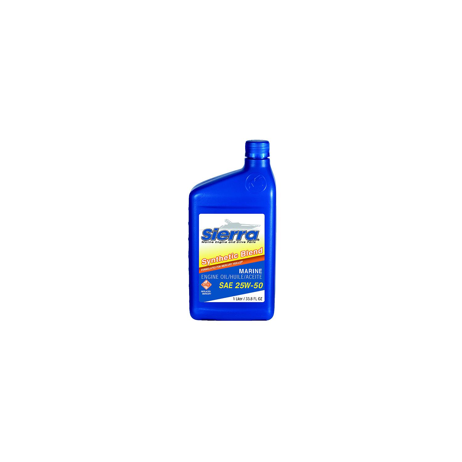 25W50 FCW 4-Cycle Outboard Synthetic Blend Oil, 1L - Image 2