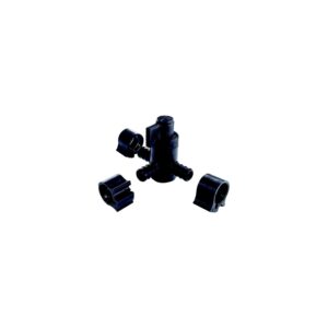 Flair-It Pexlock 3-Way Valve, PEX 1/2" x 1/2" x 1/2"