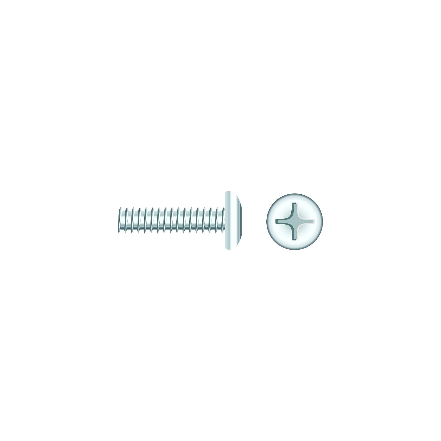 Seachoice 01814 Chrome Plated SS Phillips Machine Screws - Pan Head, 1/4-20 x 2"