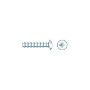 Seachoice 01817 Chrome Plated SS Phillips Machine Screws - Truss Head, 1/4-20 x 1"