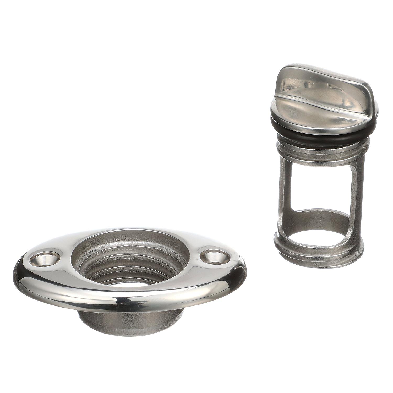 Seachoice 18661 Stainless Steel Garboard Drain and Plug - Image 3