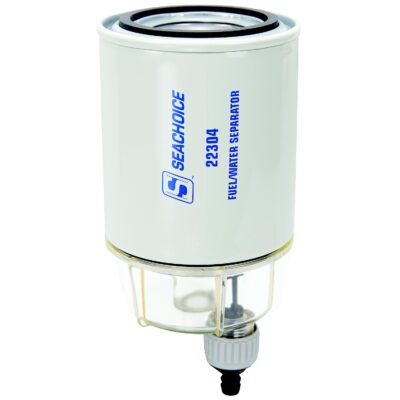 Seachoice 22303 Water Separating Fuel Filter with Clear Bowl