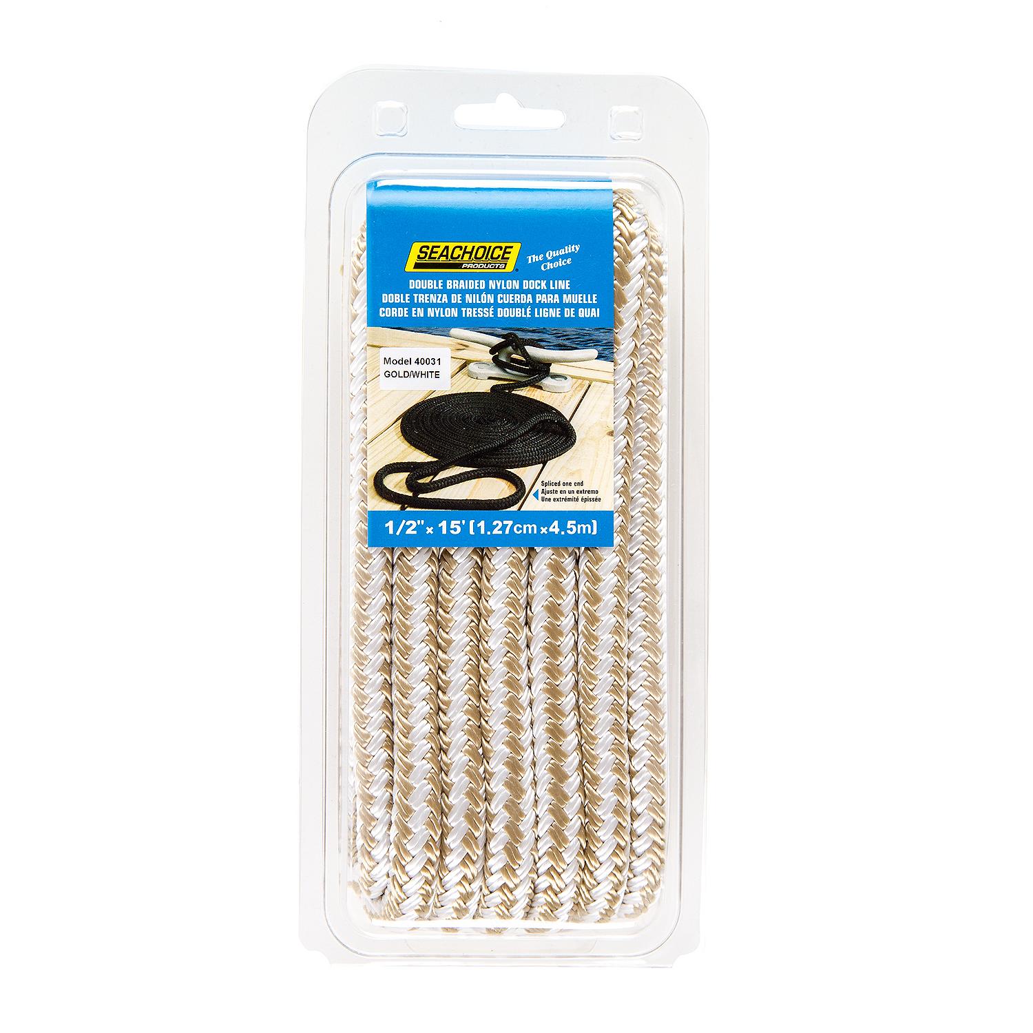 Seachoice Double Braid Nylon Dock Line