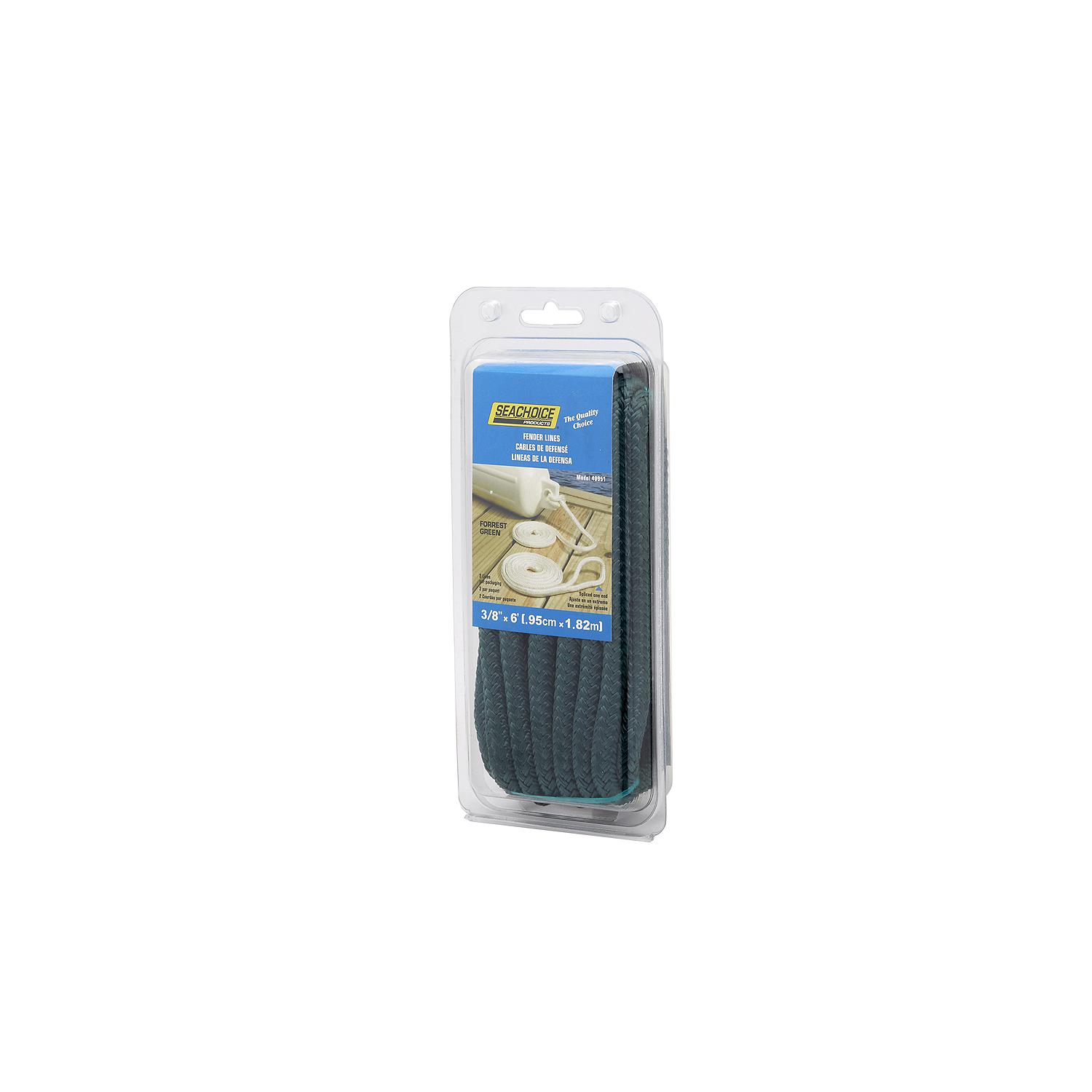 Seachoice Double Braided Nylon Fender Line (2 Per Pack) - Image 4