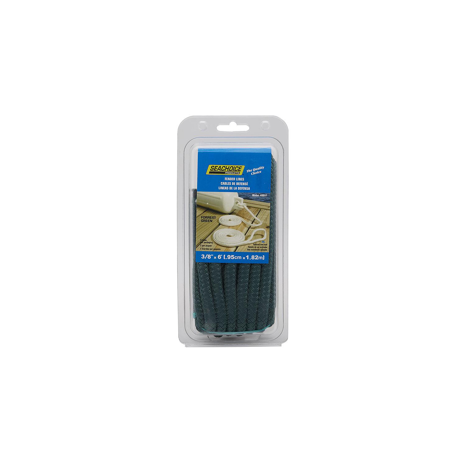 Seachoice Double Braided Nylon Fender Line (2 Per Pack) - Image 5