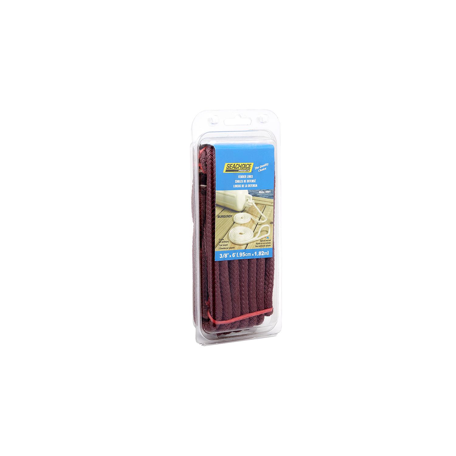Seachoice Double Braided Nylon Fender Line (2 Per Pack) - Image 2