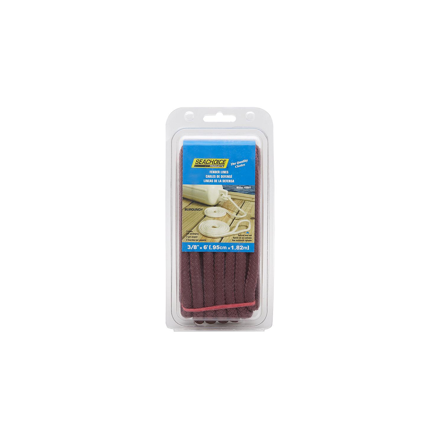 Seachoice Double Braided Nylon Fender Line (2 Per Pack) - Image 3