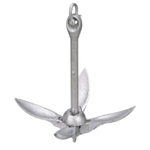 Seachoice 41000 Galvanized Folding Grapnel Anchor, 3-1/2 lbs.
