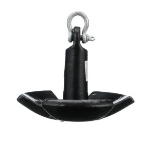 Seachoice 41500 Black Vinyl Coated River Anchor, 12 lbs.